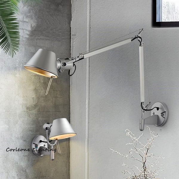 wall lamp american industrial light black silver e27 rotatable long arm lamps with switch bedroom bedside study living room
wall lamp american industrial light black silver e27 rotatable long arm lamps with switch bedroom bedside study living room