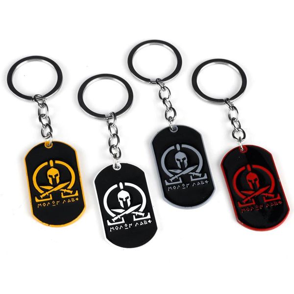 keychains sparta race dog tag pendant keychain molon labe spartan hip hop jewelry for men gifts-50, Silver
keychains sparta race dog tag pendant keychain molon labe spartan hip hop jewelry for men gifts-50, Silver