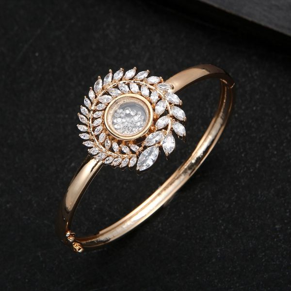bangles bracelet exquisite quality personality handmade inlaid zircon olive branch, Black
bangles bracelet exquisite quality personality handmade inlaid zircon olive branch, Black