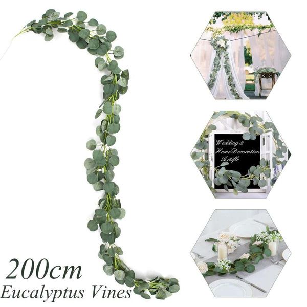 decorative flowers & wreaths 2m artificial green eucalyptus garland leaves vine fake vines rattan plants ivy wreath wall decor wedding
decorative flowers & wreaths 2m artificial green eucalyptus garland leaves vine fake vines rattan plants ivy wreath wall decor wedding