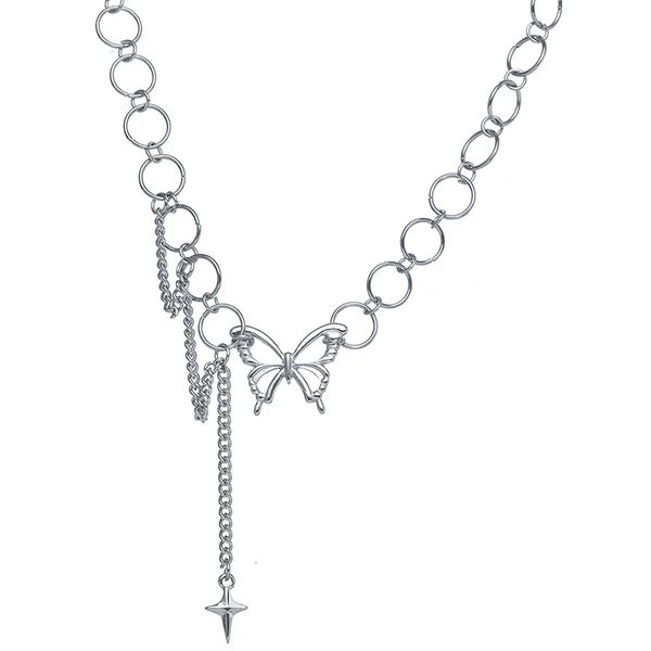 gothic circle star butterfly pendant neckalce silver color clavicle chain neckalces for women hip hop party fashion jewelry gift
gothic circle star butterfly pendant neckalce silver color clavicle chain neckalces for women hip hop party fashion jewelry gift