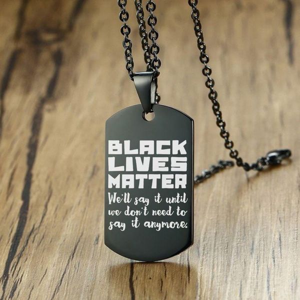 pendant necklaces black lives matter necklace afro american protest three color fist military brand punk stainless steel, Silver
pendant necklaces black lives matter necklace afro american protest three color fist military brand punk stainless steel, Silver