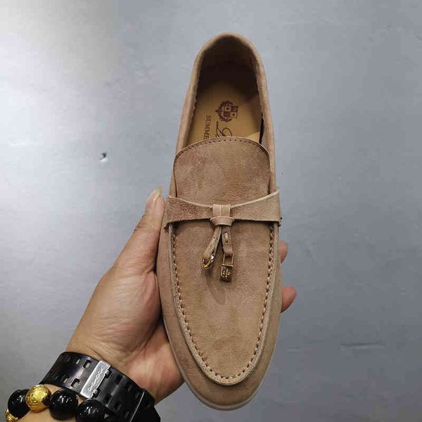 dress shoes lp autumn sheepskin beanie shoes women's all-match soft sole comfortable non-grinding leather suede loafe, Black
dress shoes lp autumn sheepskin beanie shoes women's all-match soft sole comfortable non-grinding leather suede loafe, Black