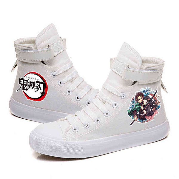 ghost killing blade animation peripheral high canvas shoes women's casual couple's velcro, Black
ghost killing blade animation peripheral high canvas shoes women's casual couple's velcro, Black