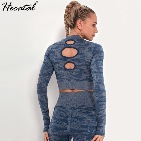 hecatal camouflage seamless yoga crop women long-sleeved hollow tight-fitting quick-drying yoga women ropa deportiva, White;red
hecatal camouflage seamless yoga crop women long-sleeved hollow tight-fitting quick-drying yoga women ropa deportiva, White;red