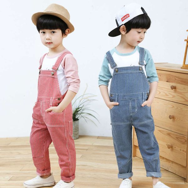 2020 korean spring edition new clothing girls boys jeans suspenders children's striped pants, Blue
2020 korean spring edition new clothing girls boys jeans suspenders children's striped pants, Blue