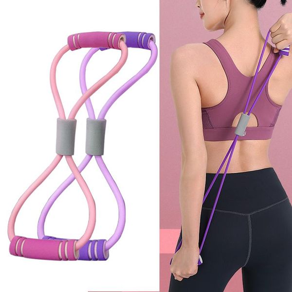 resistance bands fitness band 8 word elastic chest developer rubber loop equipment stretch yoga workout training
resistance bands fitness band 8 word elastic chest developer rubber loop equipment stretch yoga workout training