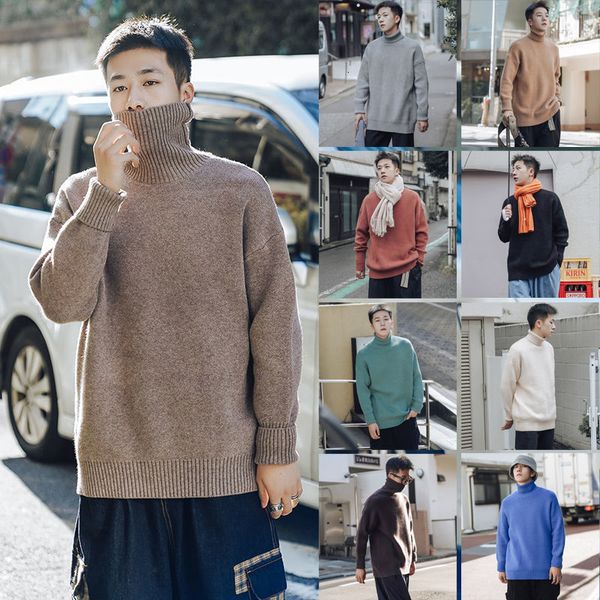 2021 new winter turtleneck men's warm fashion casual knit pullover men streetwear sweater mens clothes s-xl hdxd, White;black
2021 new winter turtleneck men's warm fashion casual knit pullover men streetwear sweater mens clothes s-xl hdxd, White;black