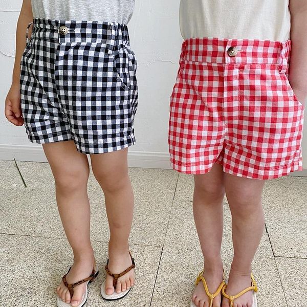 shorts summer baby boys girls casual plaid cotton cute all-match clothings, Black
shorts summer baby boys girls casual plaid cotton cute all-match clothings, Black