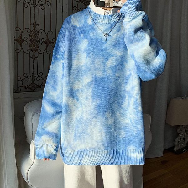2021 new tie-dye sweater men's warmth fashion retro casual knitted pullover men autumn winter knitting sweaters mens clothes -2xl f1yo, White;black
2021 new tie-dye sweater men's warmth fashion retro casual knitted pullover men autumn winter knitting sweaters mens clothes -2xl f1yo, White;black