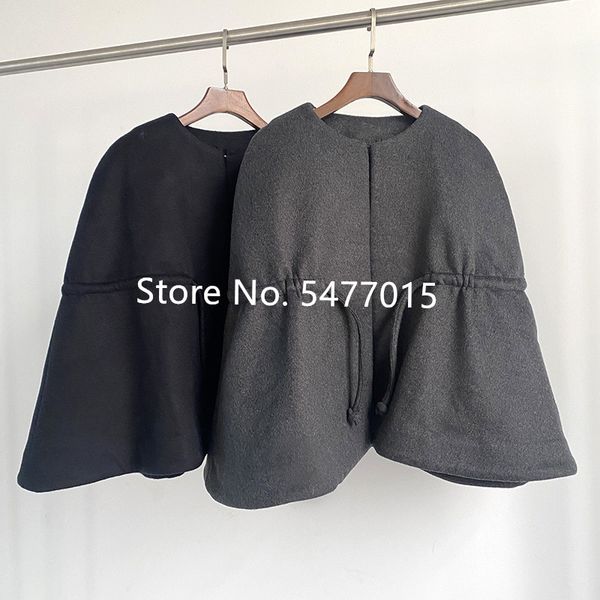 2021 women cloak design coat simple drawstring autumn and winter new ladies short jackets exz7, Black
2021 women cloak design coat simple drawstring autumn and winter new ladies short jackets exz7, Black