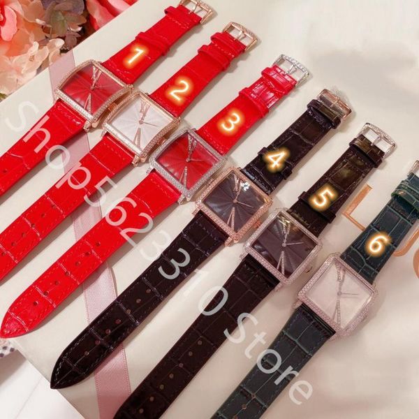 wristwatches luxury ladies square case diamonds watches minimalist design geometric watch female leather strap zircon quartz wrist, Slivery;brown
wristwatches luxury ladies square case diamonds watches minimalist design geometric watch female leather strap zircon quartz wrist, Slivery;brown
