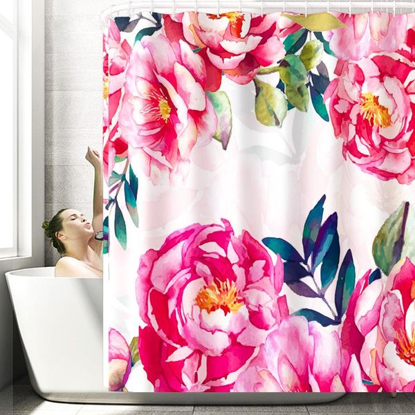 bath mats floral printed mat set polyester waterproof shower curtain and bathroom with hooks
bath mats floral printed mat set polyester waterproof shower curtain and bathroom with hooks