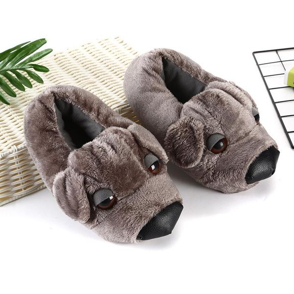 slippers female home pad slipers design cute big nose dog women fur slides ladies fuzzy warm plush cotton 35-43, Black
slippers female home pad slipers design cute big nose dog women fur slides ladies fuzzy warm plush cotton 35-43, Black