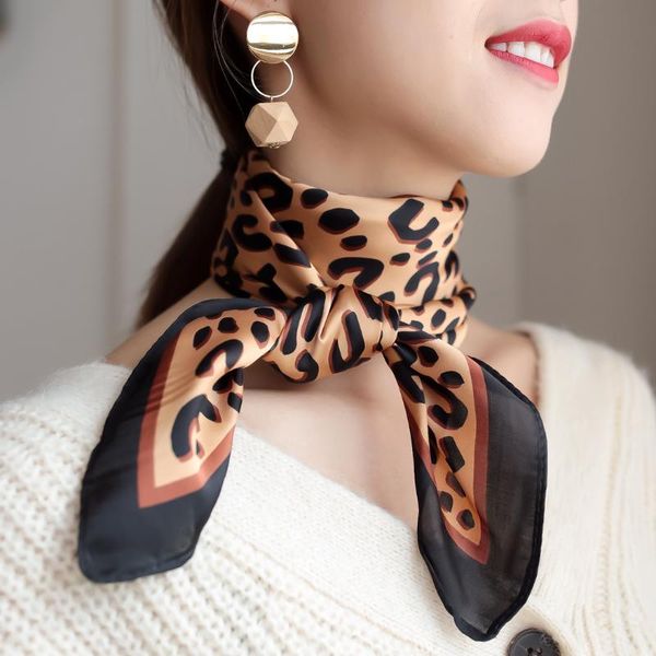 scarves leopard women small satin silk scarf square print wrap foulard femme handkerchief bandana neck hair skinny tie shawls, Blue;gray
scarves leopard women small satin silk scarf square print wrap foulard femme handkerchief bandana neck hair skinny tie shawls, Blue;gray
