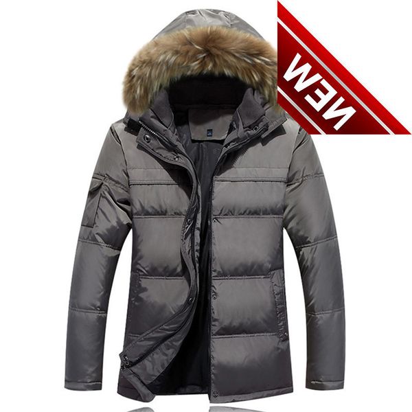 new style 2019 men down coat hooded winter jacket 's white duck thick warm male outerwear plus size w149, Black
new style 2019 men down coat hooded winter jacket 's white duck thick warm male outerwear plus size w149, Black