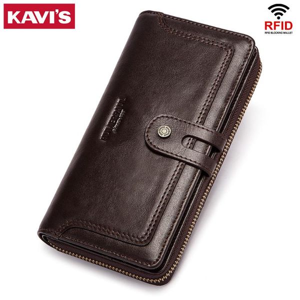 wallets kavis quality leather men women long style id holder male purse zipper large capacity brand portomonee money, Red;black
wallets kavis quality leather men women long style id holder male purse zipper large capacity brand portomonee money, Red;black