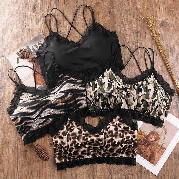 camisoles & tanks women's bras leopard print bralette underwear seamless girls wireless push up ladies lingerie intimates brassiere, Black;white
camisoles & tanks women's bras leopard print bralette underwear seamless girls wireless push up ladies lingerie intimates brassiere, Black;white