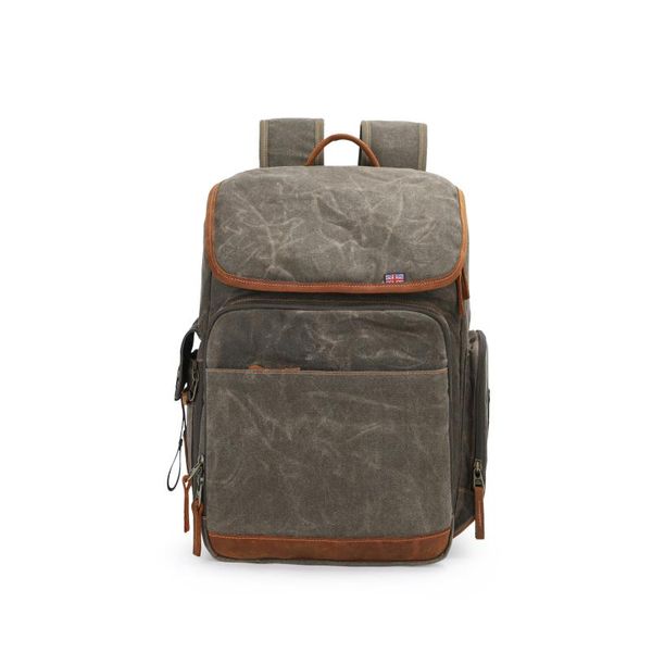 backpack retro waterproof trendy waxed canvas leather digital camera assistant bag for
backpack retro waterproof trendy waxed canvas leather digital camera assistant bag for