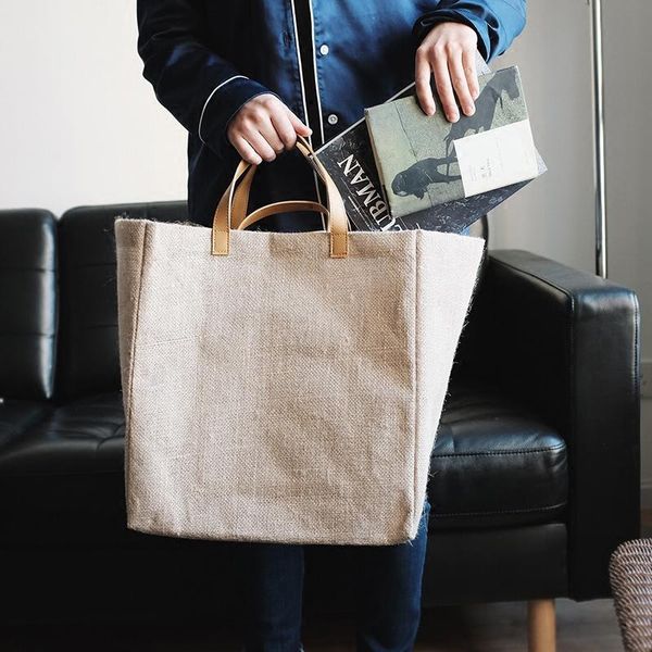storage bags concave shape jute multi-purpose handbag large capacity shopping bag flower basket home buggy
storage bags concave shape jute multi-purpose handbag large capacity shopping bag flower basket home buggy