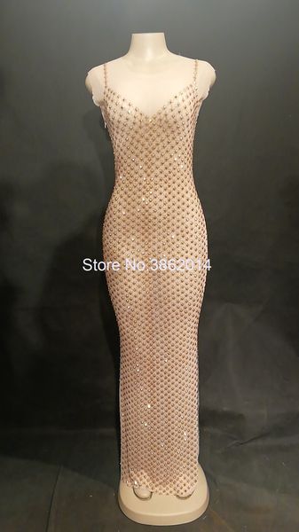 gold rhinestones mesh see through sleeveless dress women evening prom party long dresses birthday celebrity stage outfit, Black;red
gold rhinestones mesh see through sleeveless dress women evening prom party long dresses birthday celebrity stage outfit, Black;red