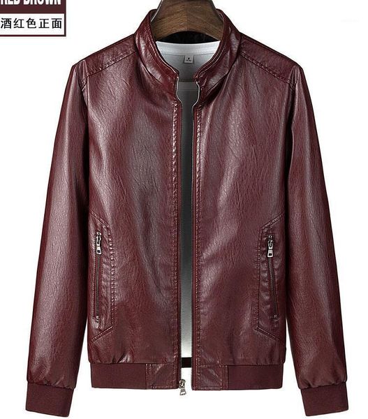 men's leather jacket korean style handsome slim standing collar casual spring and autumn men motorcycle jacke jackets, Black;brown
men's leather jacket korean style handsome slim standing collar casual spring and autumn men motorcycle jacke jackets, Black;brown