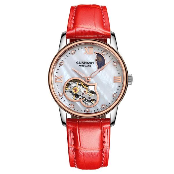 wristwatches women watch men luminous clock automatic waterproof mechanical leather rose gold skeleton business relogio masculino, Slivery;brown
wristwatches women watch men luminous clock automatic waterproof mechanical leather rose gold skeleton business relogio masculino, Slivery;brown