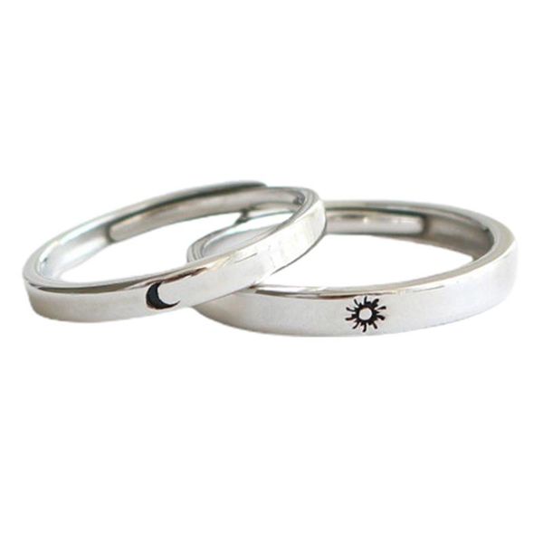 wedding rings adjustable size ring sun moon couple minimalist silver color opening for men women engagement jewelry gift, Slivery;golden
wedding rings adjustable size ring sun moon couple minimalist silver color opening for men women engagement jewelry gift, Slivery;golden