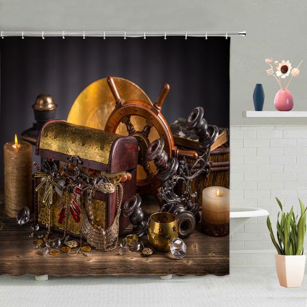 shower curtains nautical pirate treasure box direction rudder pattern bathroom accessories curtain waterproof polyester fabric with hook
shower curtains nautical pirate treasure box direction rudder pattern bathroom accessories curtain waterproof polyester fabric with hook