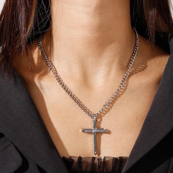 pendant necklaces statement cross sword for women punk metal large necklace silver color chain choker collier trendy jewelry
pendant necklaces statement cross sword for women punk metal large necklace silver color chain choker collier trendy jewelry
