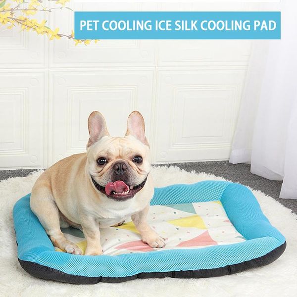 kennels & pens cooling dog mat summer ice silk pet bed pad for cats breathable sleeping mattress anti-slip pets cool supplies
kennels & pens cooling dog mat summer ice silk pet bed pad for cats breathable sleeping mattress anti-slip pets cool supplies