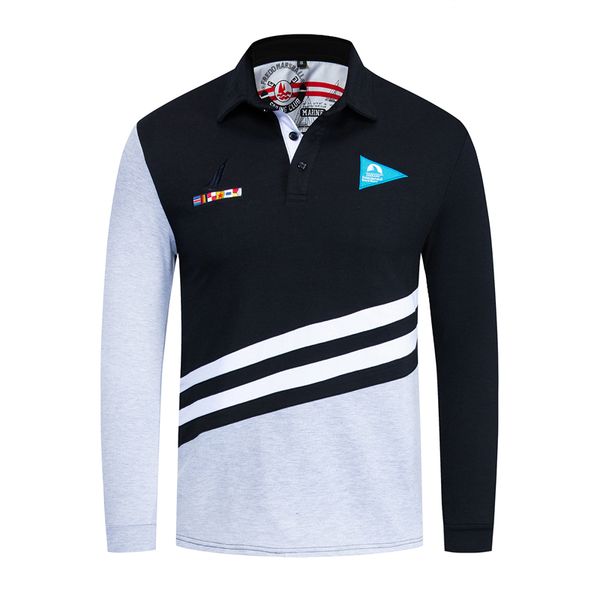 men colorblock polo shirt 100% cotton long sleeve mens patchwork polo shirts men's homme casual male golf sport shirt fm066, White;black
men colorblock polo shirt 100% cotton long sleeve mens patchwork polo shirts men's homme casual male golf sport shirt fm066, White;black