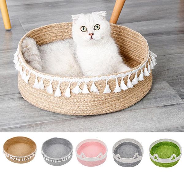 cat beds & furniture bed nordic japanese tassel woven scratching board grinding claw pet mat cool and warm house for sleeping
cat beds & furniture bed nordic japanese tassel woven scratching board grinding claw pet mat cool and warm house for sleeping