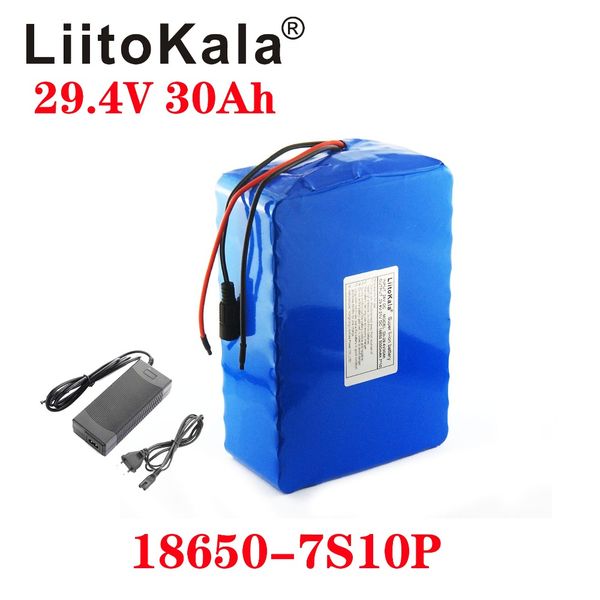 liitokala 18650 29.4v30ah battery pack is suitable for electric wheelchair bicycle scooter 24v 7s10p 3000mah + charger
liitokala 18650 29.4v30ah battery pack is suitable for electric wheelchair bicycle scooter 24v 7s10p 3000mah + charger