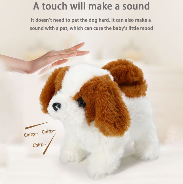 2021 new electric plush robot dog realistic teddy dog lucky new smart dog plush toy toddler toy for christmas gift kids gifts
2021 new electric plush robot dog realistic teddy dog lucky new smart dog plush toy toddler toy for christmas gift kids gifts
