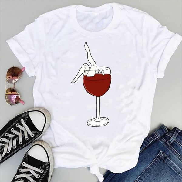watercolor wine cute printing womens t shirts 90s graphic summer short sleeve fashion print female clothes tees shirt, White
watercolor wine cute printing womens t shirts 90s graphic summer short sleeve fashion print female clothes tees shirt, White