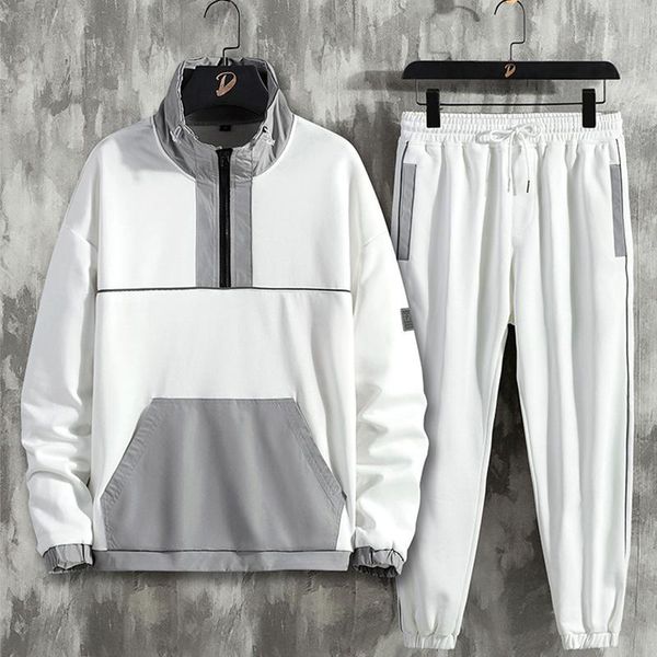 jogging clothing spring autumn men's tracksuit streetwear fashion stand collar white hoodie+pants 2 piece sets men oversized hip hop sw, Black;red
jogging clothing spring autumn men's tracksuit streetwear fashion stand collar white hoodie+pants 2 piece sets men oversized hip hop sw, Black;red