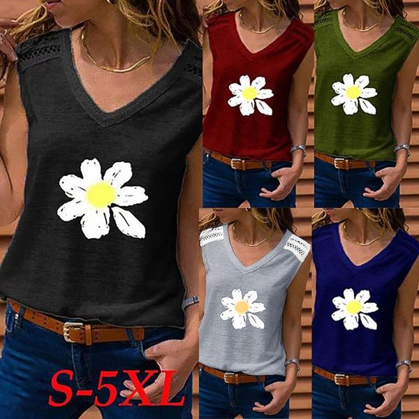 women's tanks & camis women v-neck vest sleeveless daisy printed t-shirt graphic tank blouse ladies clothes #35, White
women's tanks & camis women v-neck vest sleeveless daisy printed t-shirt graphic tank blouse ladies clothes #35, White
