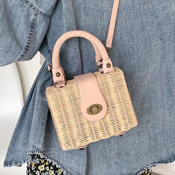 evening bags fashion box rattan women handbags design wicker woven shoulder crossbody bag luxury summer beach straw lady small purse 2021
evening bags fashion box rattan women handbags design wicker woven shoulder crossbody bag luxury summer beach straw lady small purse 2021