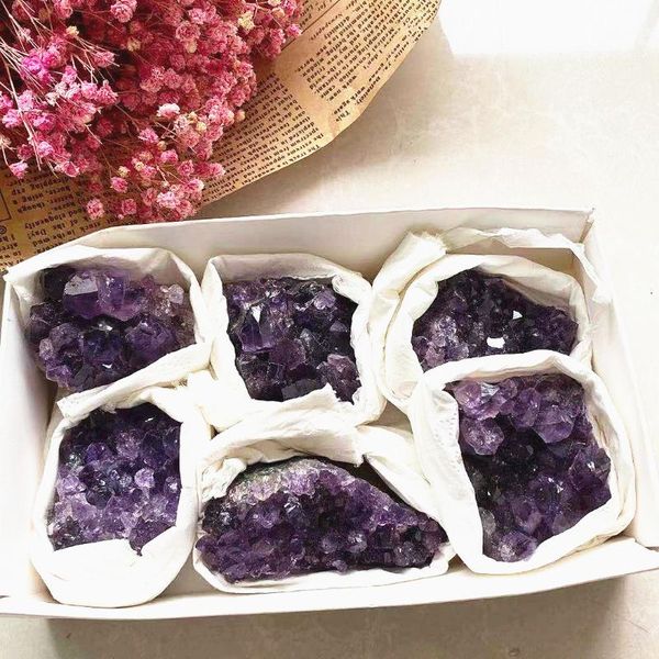 decorative objects & figurines beautiful natural amethyst geode quartz cluster crystal sample energy healing room decoration home gift gem
decorative objects & figurines beautiful natural amethyst geode quartz cluster crystal sample energy healing room decoration home gift gem