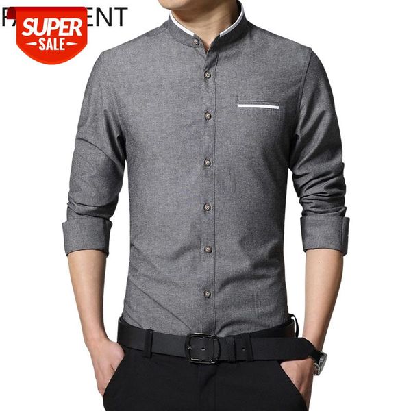 new men shirt long sleeve fashion business casual mandarin collar slim fit shirt men korean male dress shirts clothes -5xl #0w1y, White;black
new men shirt long sleeve fashion business casual mandarin collar slim fit shirt men korean male dress shirts clothes -5xl #0w1y, White;black