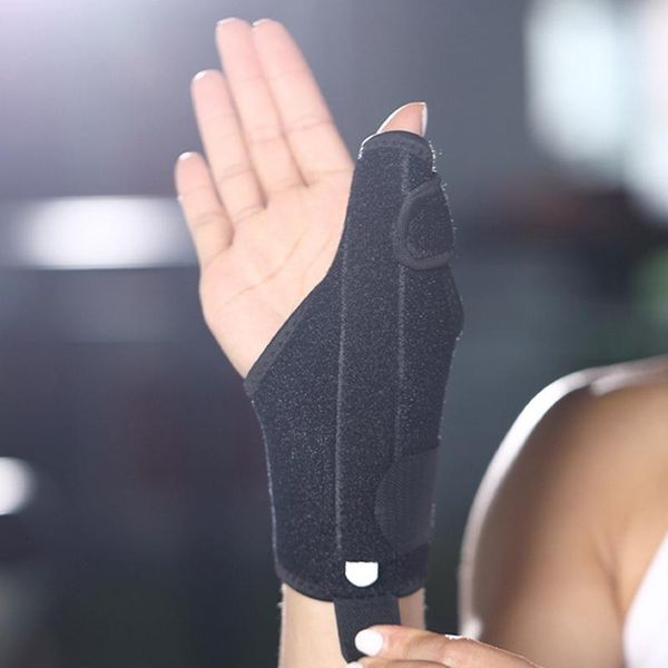 wrist support sports brace thumb finger joint fixed protection tendinitis palm, Black;red
wrist support sports brace thumb finger joint fixed protection tendinitis palm, Black;red
