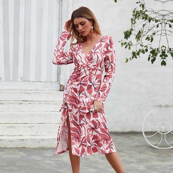 casual dresses 2021 fashion spring summer chic ladies dress long sleeve spilit print v neck loose waist women's, Black;gray
casual dresses 2021 fashion spring summer chic ladies dress long sleeve spilit print v neck loose waist women's, Black;gray