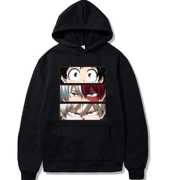 men's hoodies & sweatshirts my hero academia hoodie mha deku todoroki bakugo eyes clothes s-3xl, Black
men's hoodies & sweatshirts my hero academia hoodie mha deku todoroki bakugo eyes clothes s-3xl, Black