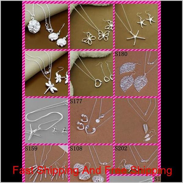 12 styles 925 sterling silver fashion earrings+necklace jewelry set wwrvu tkdvi
12 styles 925 sterling silver fashion earrings+necklace jewelry set wwrvu tkdvi