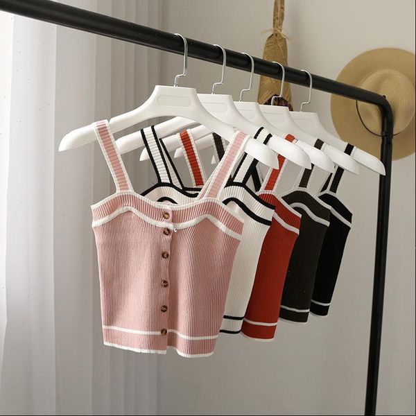 2021 women knitted vest short style single breasted knit singlet woman striped vests costumes drop shipping, White;black
2021 women knitted vest short style single breasted knit singlet woman striped vests costumes drop shipping, White;black