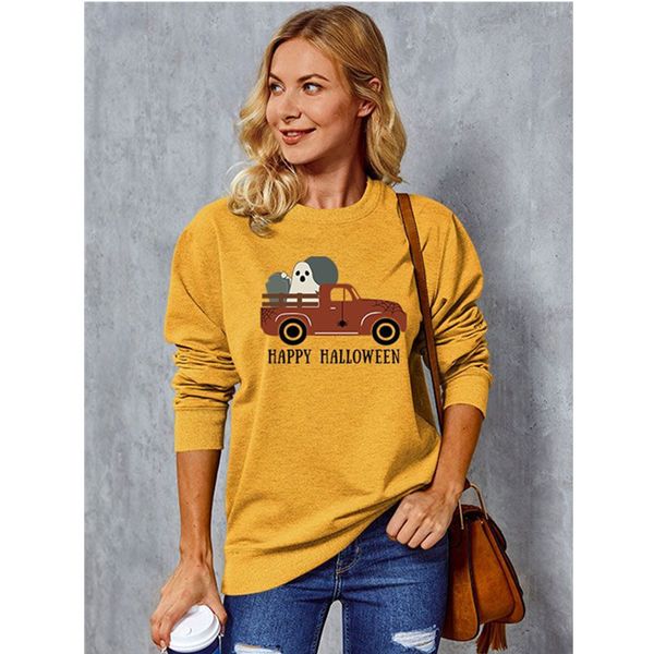 2021 new happy halloween ghost car fun women crewneck sweatshirt pullovers autumn female loose plus size casual khyf, Black
2021 new happy halloween ghost car fun women crewneck sweatshirt pullovers autumn female loose plus size casual khyf, Black