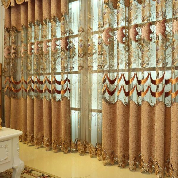 curtain & drapes high-end simple european-style shading chenille embroidered cloth for living dining room bedroom luxury 2021
curtain & drapes high-end simple european-style shading chenille embroidered cloth for living dining room bedroom luxury 2021