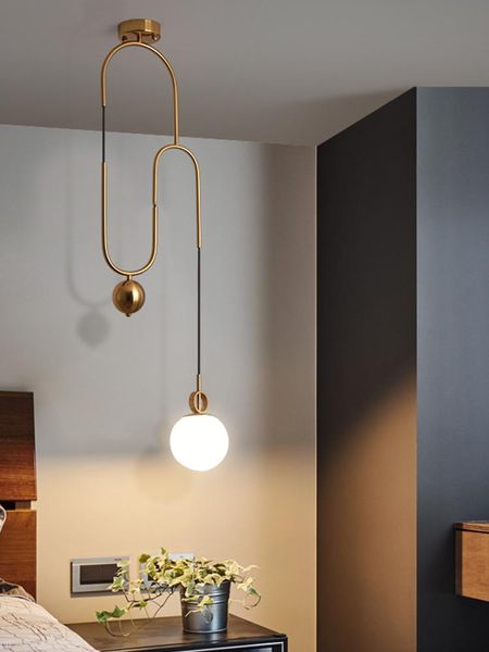pendant lamps light luxury bedroom bedside background chandelier modern minimalist living room decoration
pendant lamps light luxury bedroom bedside background chandelier modern minimalist living room decoration