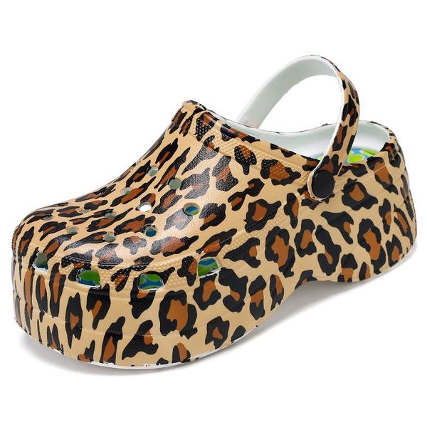 p latform sandals shoes women chunky summer hole sandals for women 2021 new leopard high heel beach shoe garden, Black
p latform sandals shoes women chunky summer hole sandals for women 2021 new leopard high heel beach shoe garden, Black